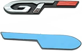 Amazon.co.jp: 1個車の3D ABS GTステッカーとデカールフィット